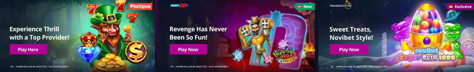 Online casino games for girls at NOVIBET CASINO