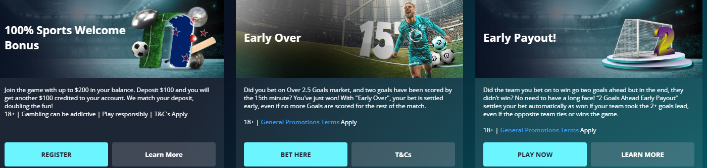 100% Sports Welcome Bonus at NOVIBET CASINO